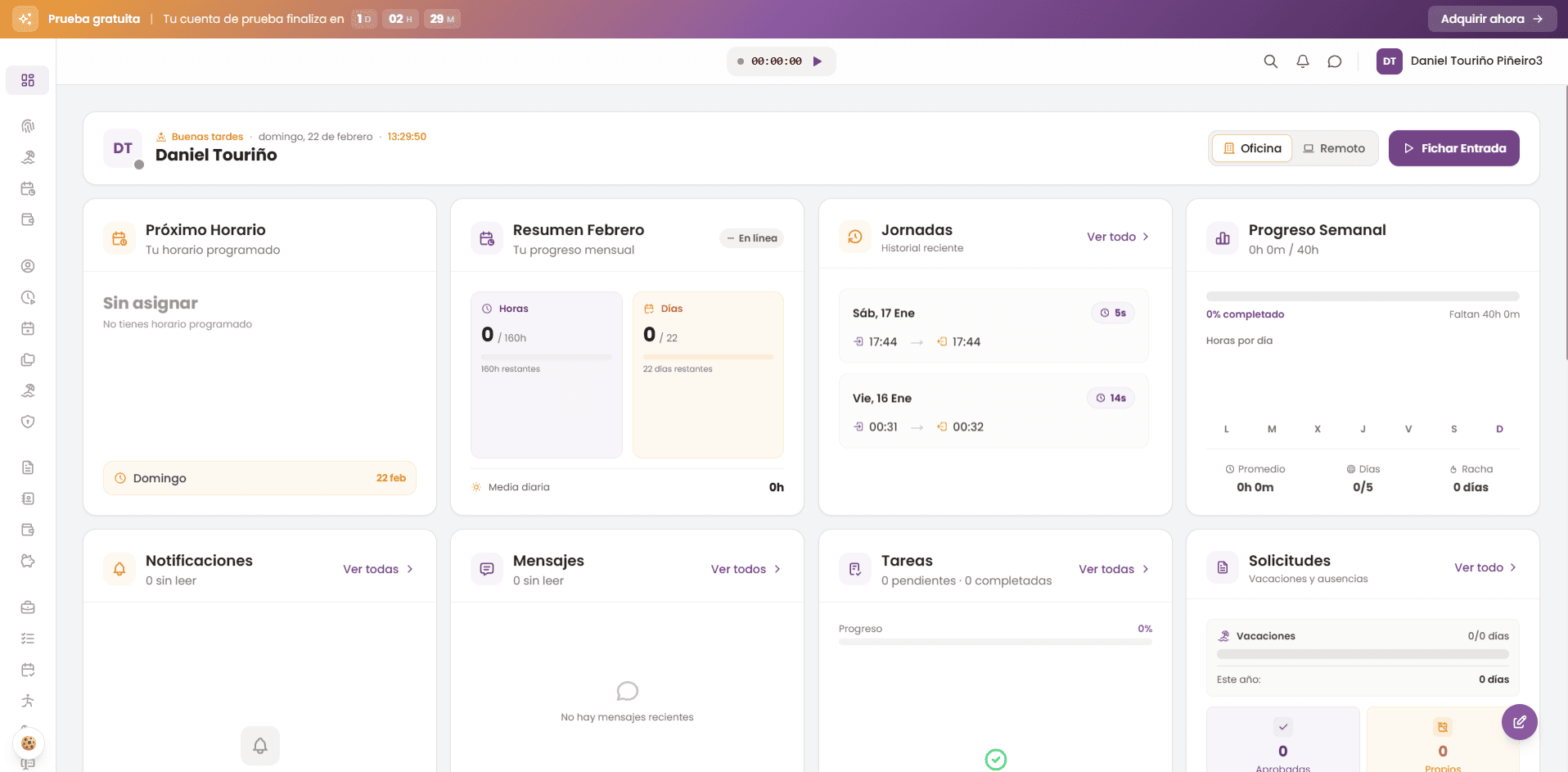 Synccro – Dashboard
